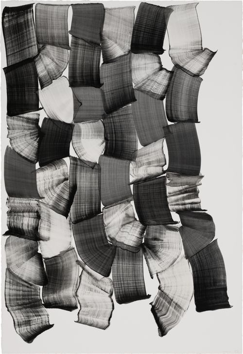LEE BAE, Brushstroke b-9, 2022 Charcoal ink on paper 220 × 152 cm | 86 5/8 × 59 13/16 inch Unique